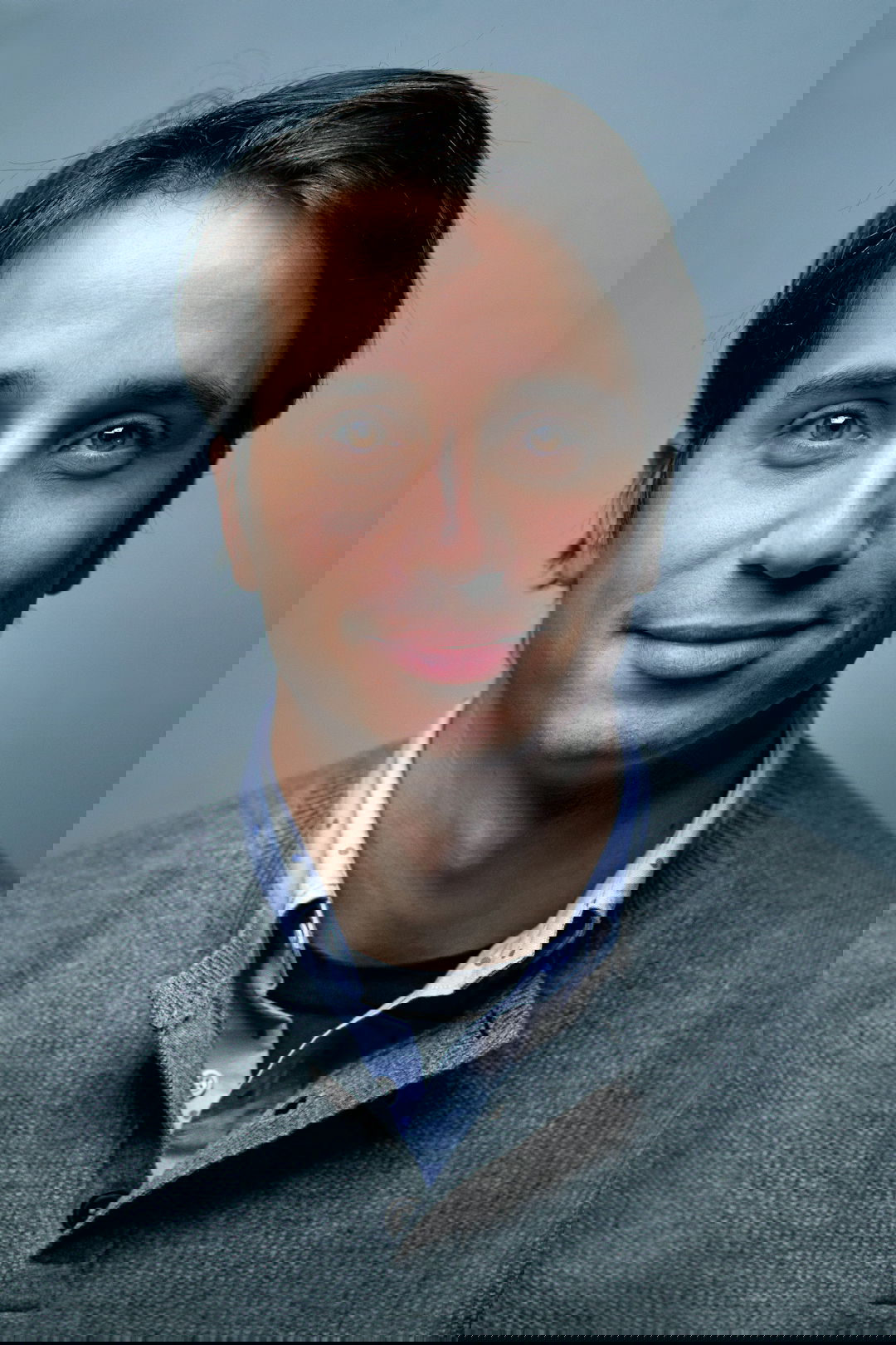man wearing Henley top portrait